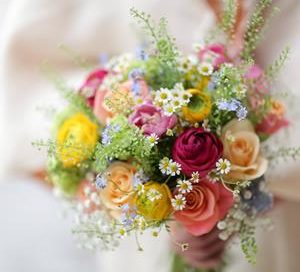 Brides Colourful Bouquet